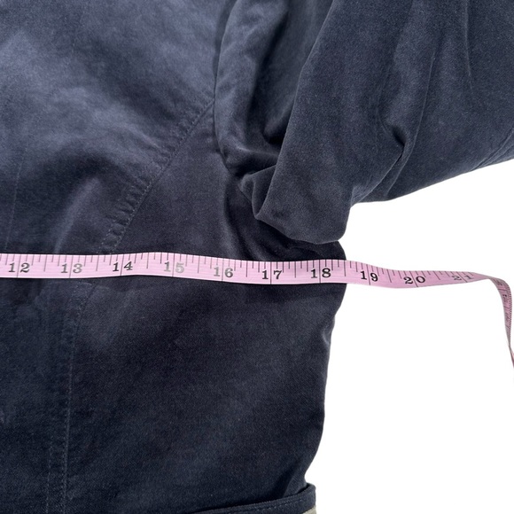 Sundance Velveteen Furlough Jacket Velvet Military Blazer Blue Womens 6 RARE - Picture 11 of 12